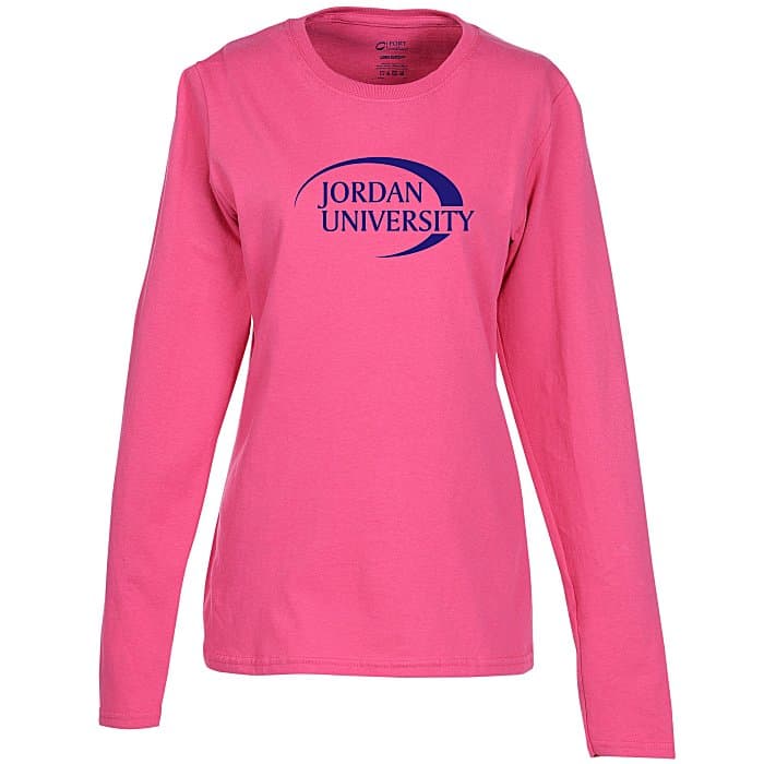 Port Classic 5.4-oz Long Sleeve T-Shirt - Ladies' - Screen