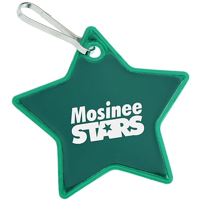 Reflective Zipper Pull - Star
