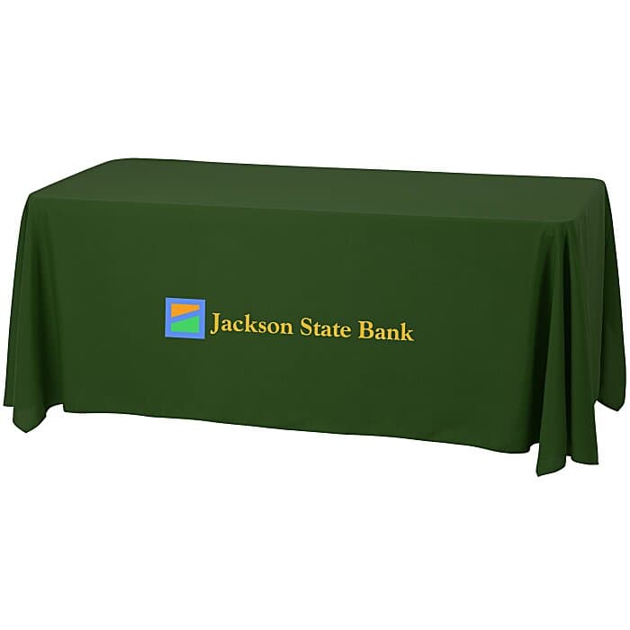 Serged Open-Back Stain Resistant Table Throw - 6 feet