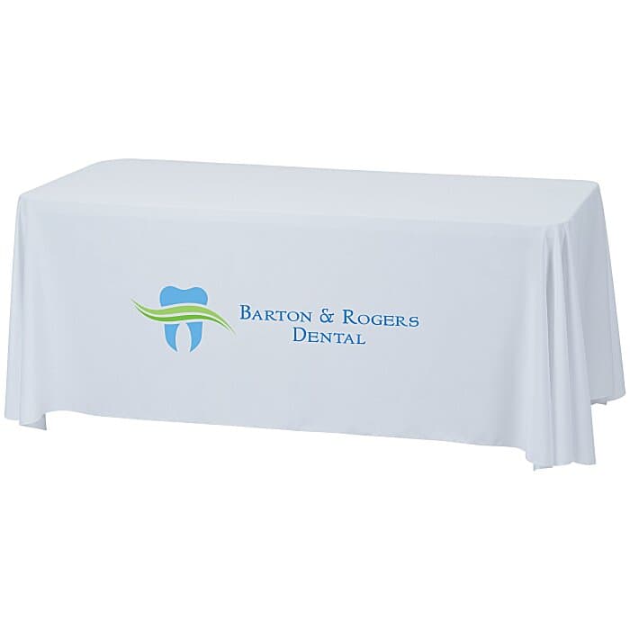 Serged Closed-Back Stain Resistant Table Throw - 6 feet