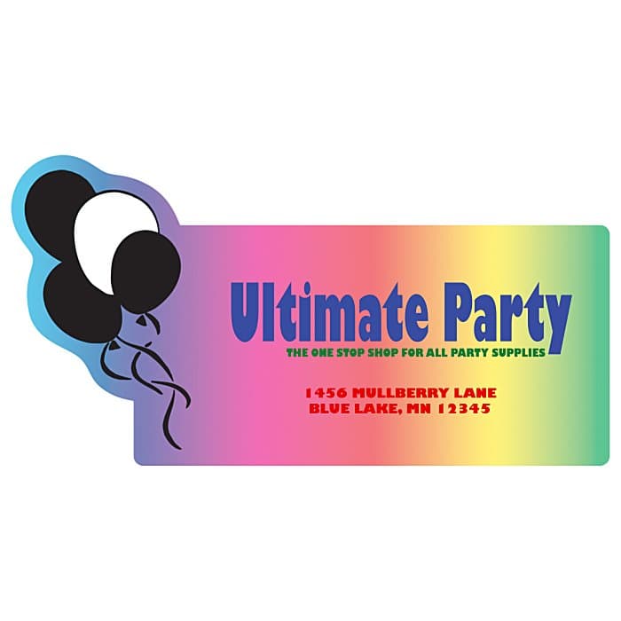 Flat Flexible Magnet - Balloons