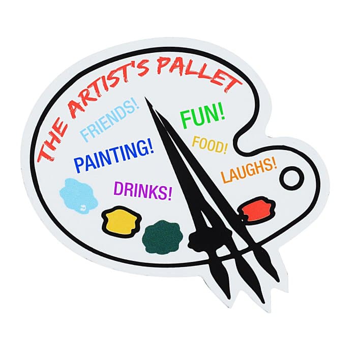 Flat Flexible Magnet - Paint Palette