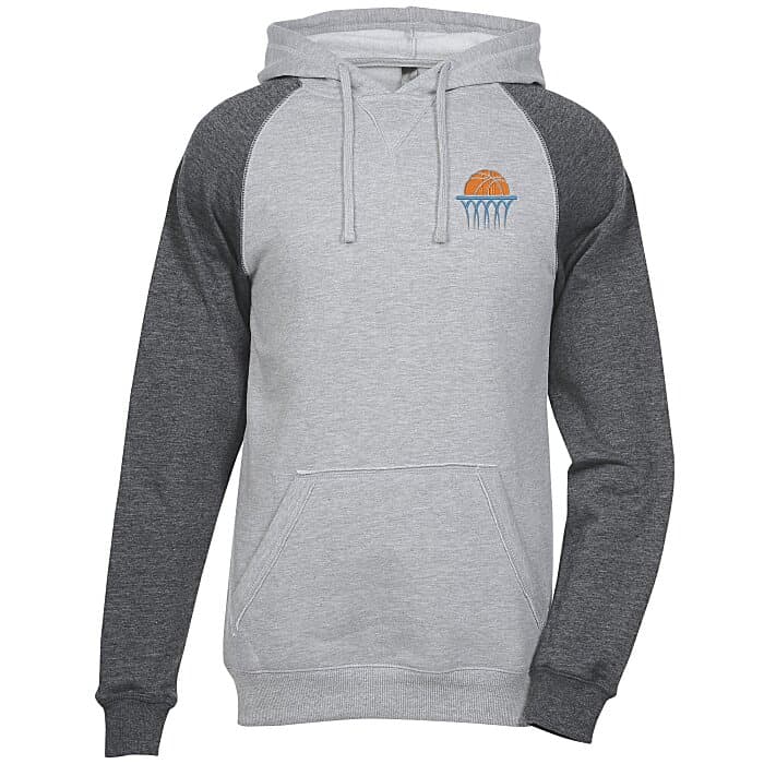 Varsity Fleece Raglan Hoodie - Men's - Embroidered