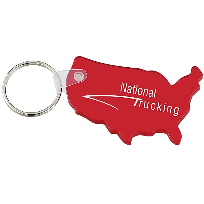 US Soft Keychain - Translucent