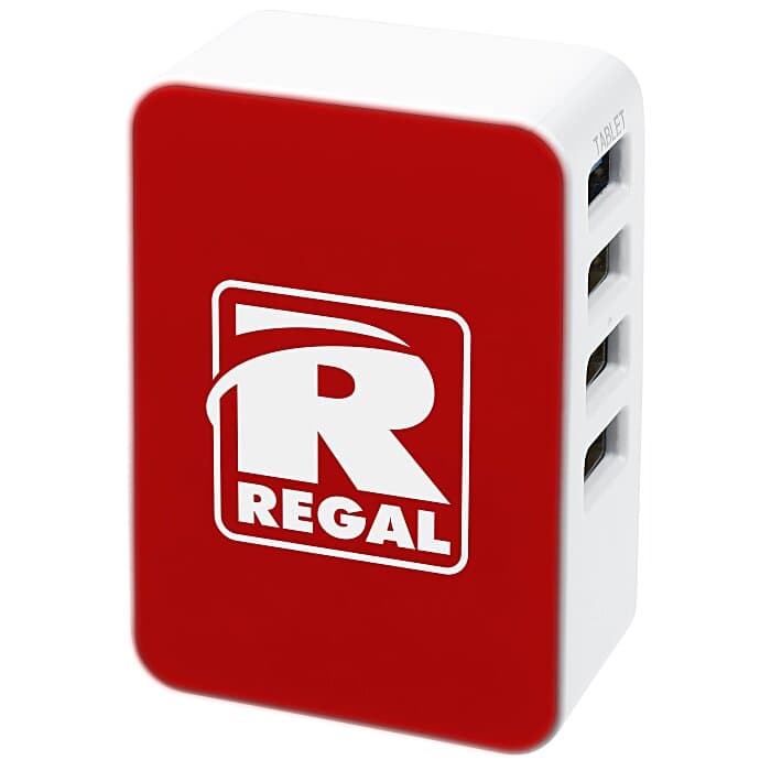 4 Port USB Folding Wall Charger
