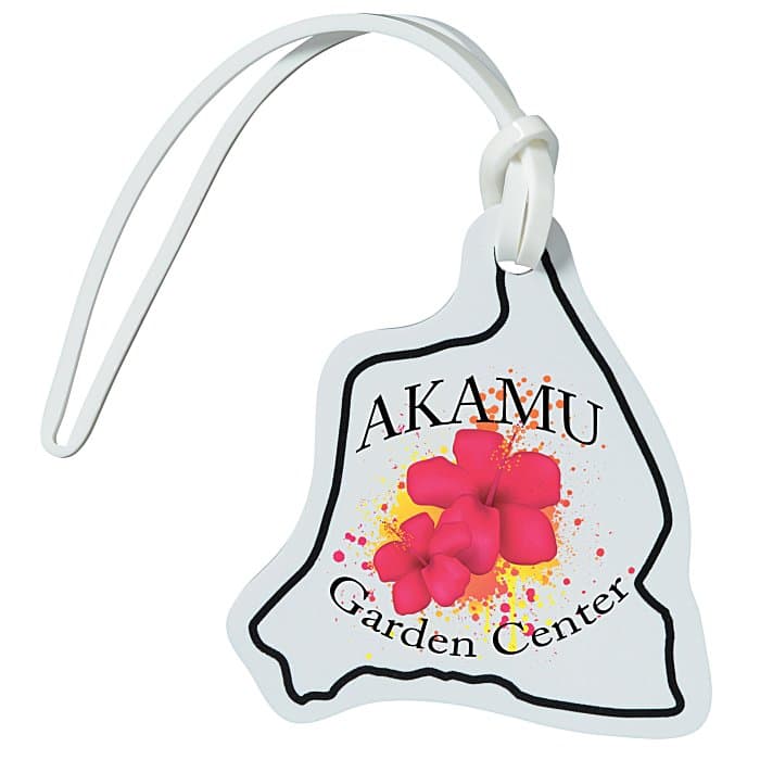 Soft Vinyl Full Color Luggage Tag - Hawaii
