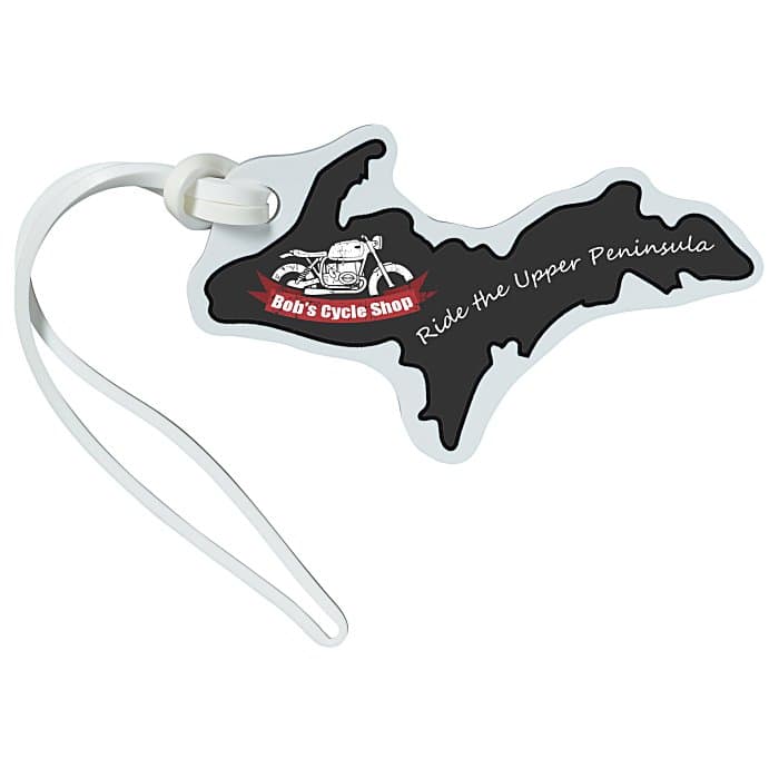 Soft Vinyl Full Color Luggage Tag - Upper Michigan