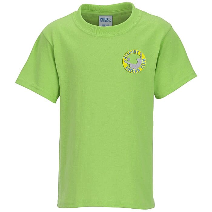 Port 50/50 Blend T-Shirt - Youth - Embroidered