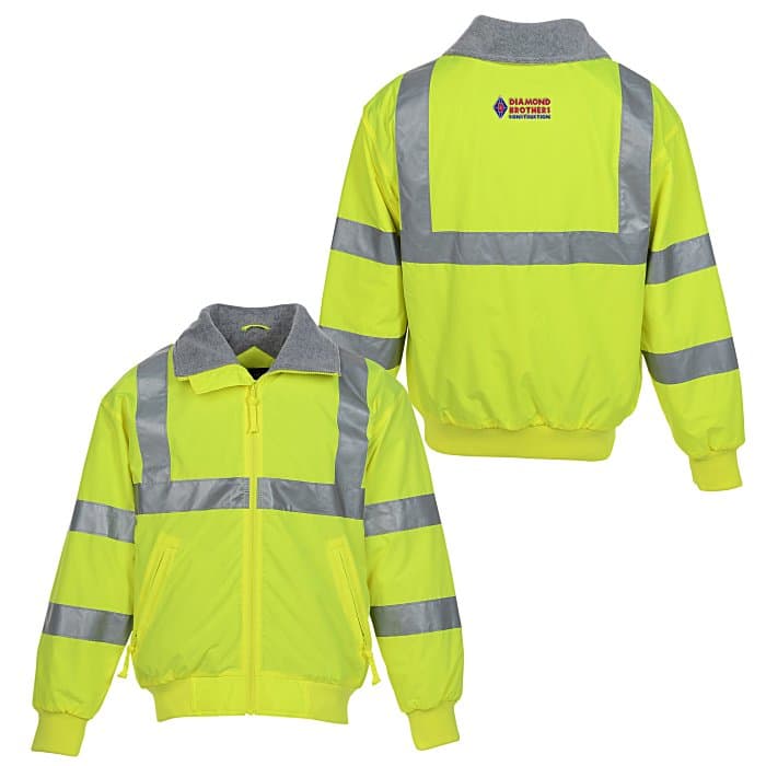 Enhanced Visibility Merge Jacket with Reflective Taping