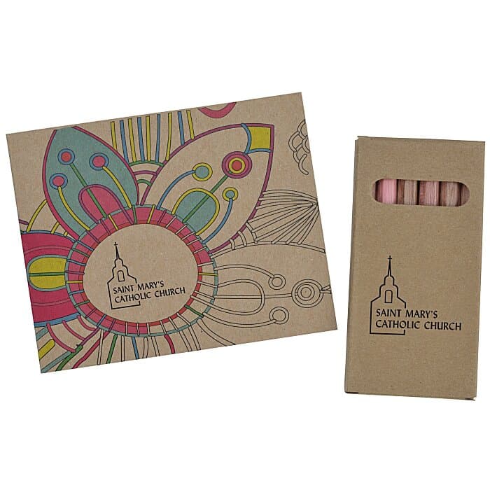 Adult Coloring Book To-Go Set