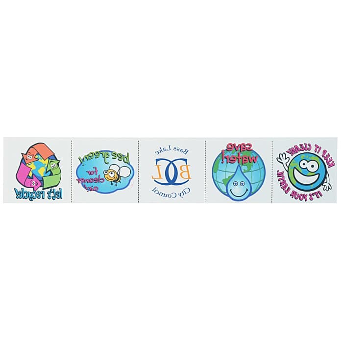Super Kid 5 Tattoo Strip - Go Green
