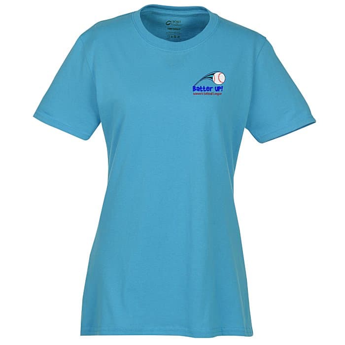 Port Classic 5.4-oz T-Shirt - Ladies' - Colors - Embroidered