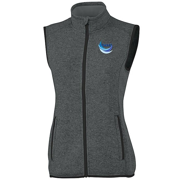 Heathered Fleece Vest - Ladies'