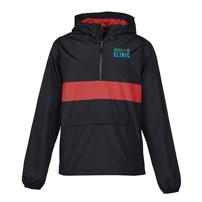 Hooded 1/2-Zip Anorak Pullover