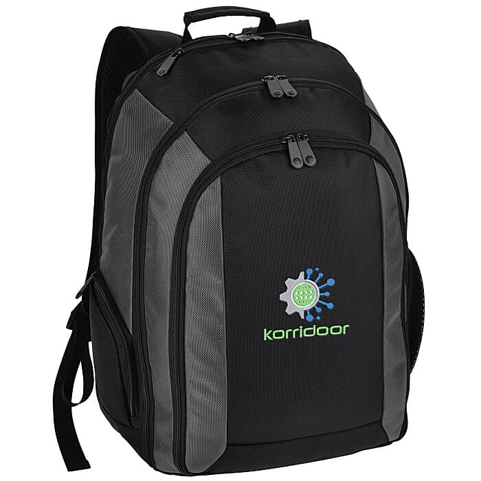 Titanium Laptop Backpack - Embroidered