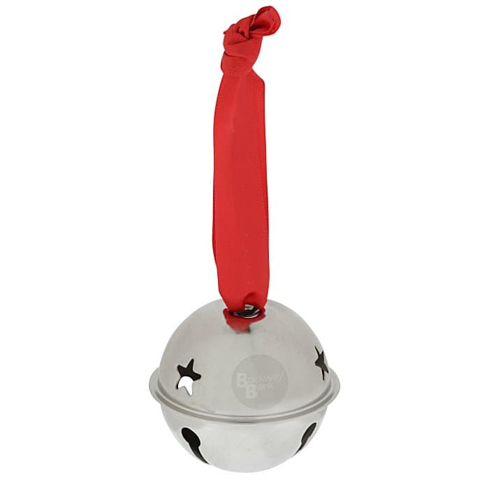 Laser Engraved Ball Bell Ornament