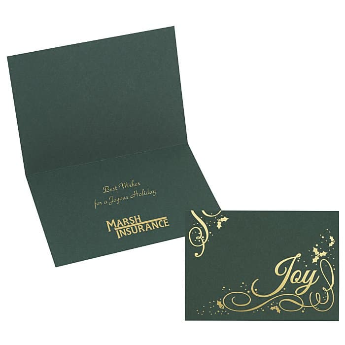 Holly Berry Joy Greeting Card