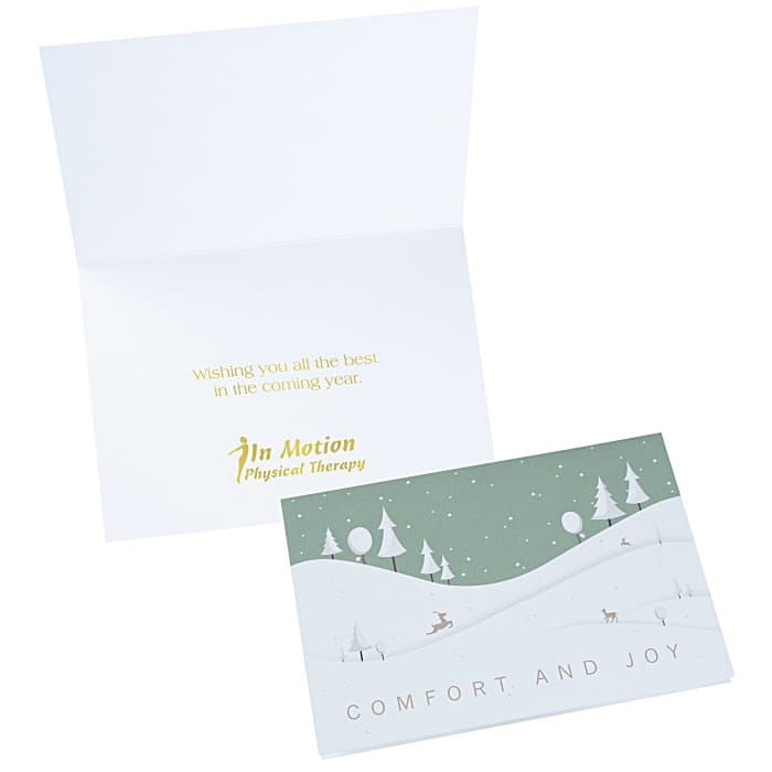 Snow Hills Greeting Card