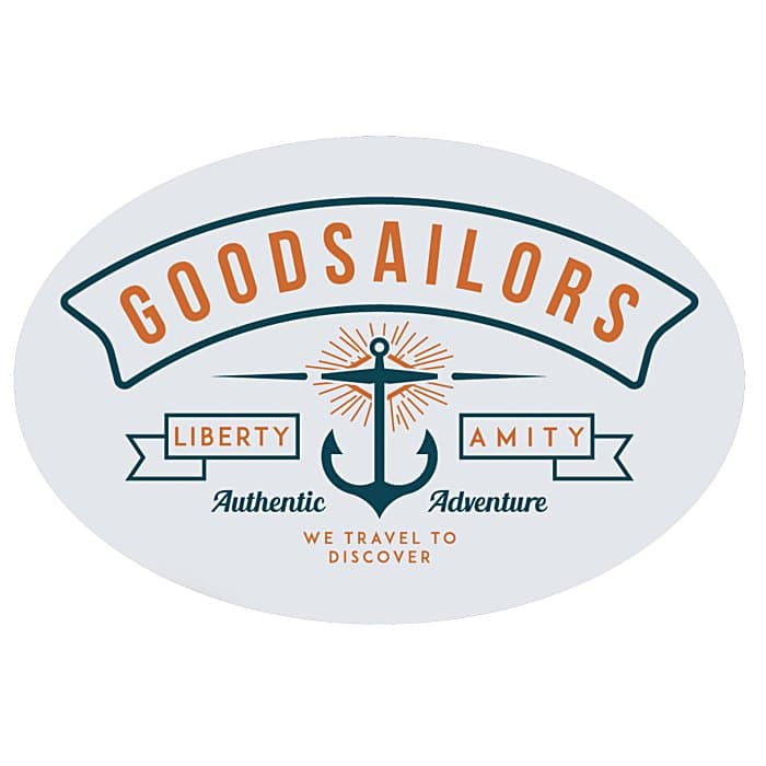 Full Color Sticker - Oval - 4 inches x 6 inches