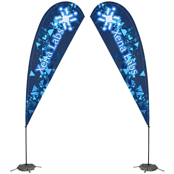 Indoor Value Sail Sign - 13 feet - Two Sided