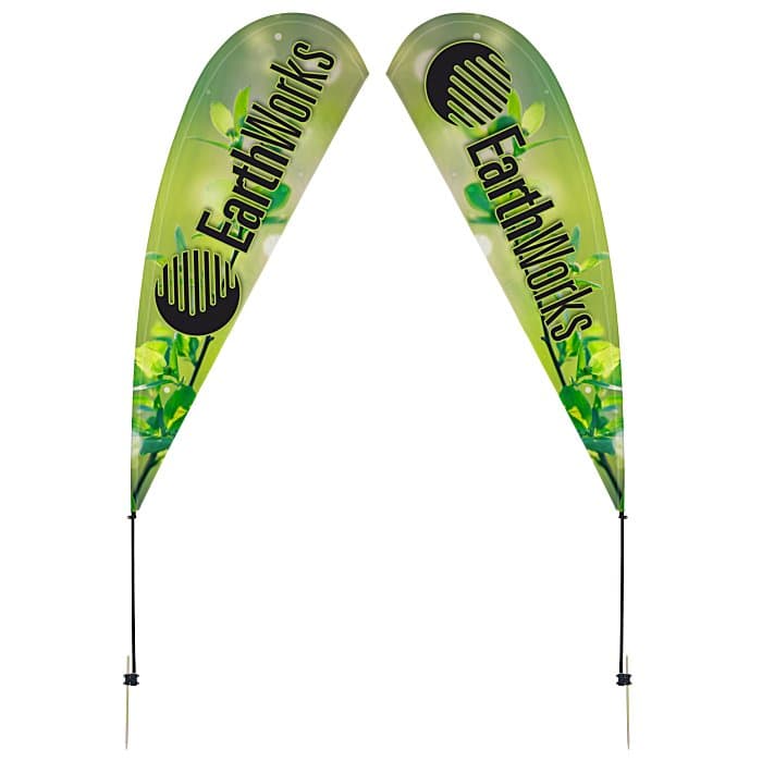 Outdoor Value Sail Sign - 13 feet - Two Sided