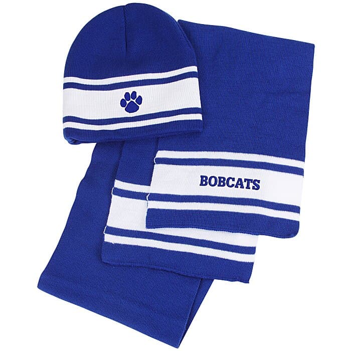 Varsity Beanie and Scarf Set