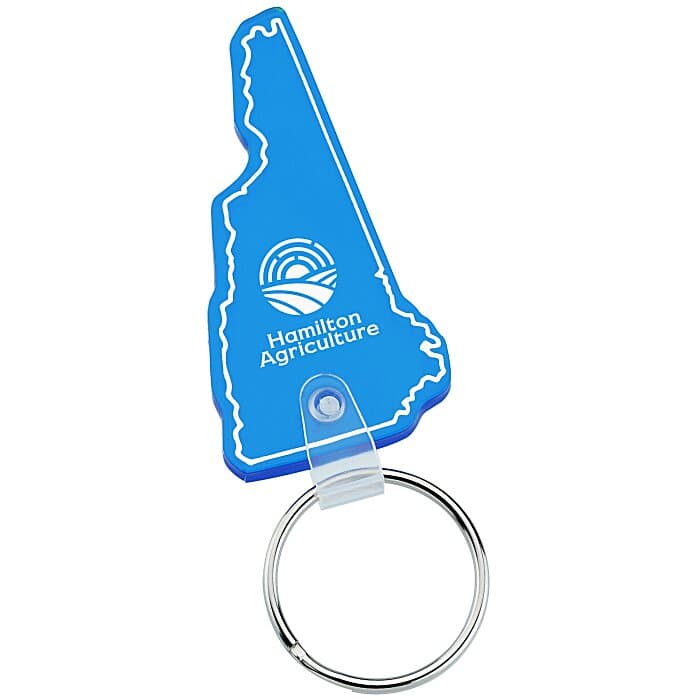 New Hampshire Soft Keychain - Translucent