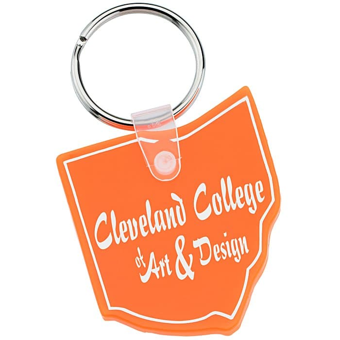 Ohio Soft Keychain - Translucent