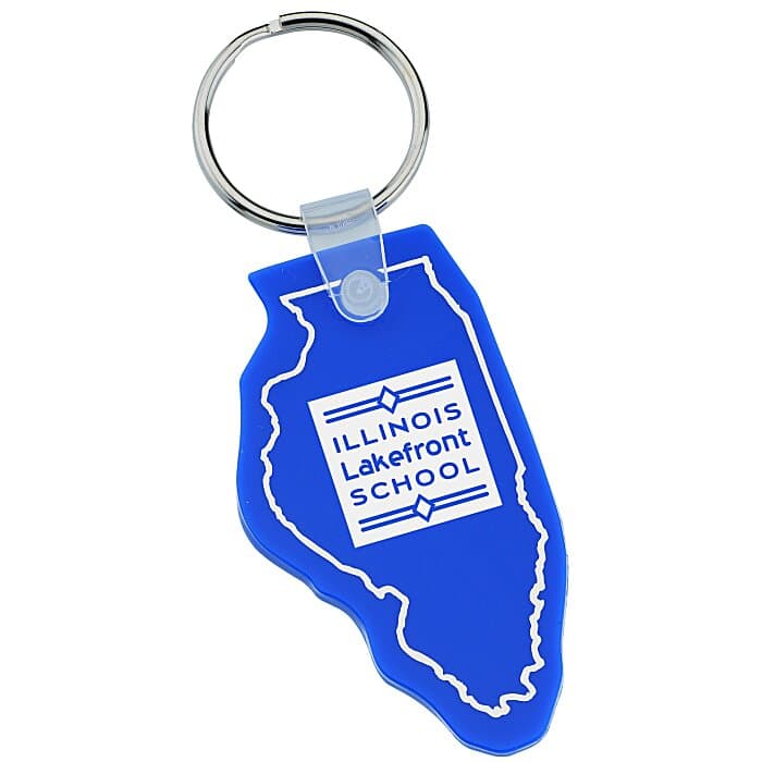 Illinois Soft Keychain - Opaque