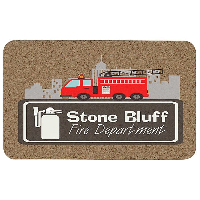 Cork Coaster - Rectangle - Full Color