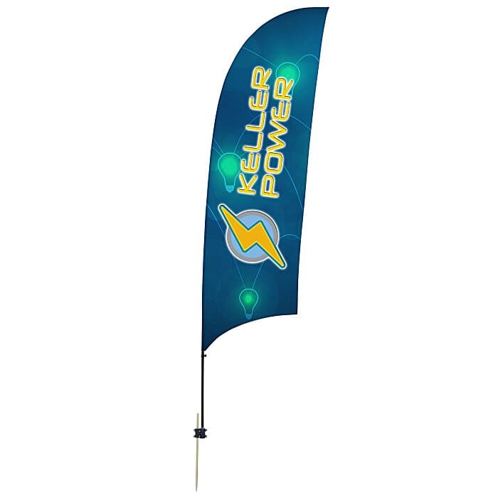 Outdoor Value Razor Sail Sign - 10 1/2 feet - One Sided