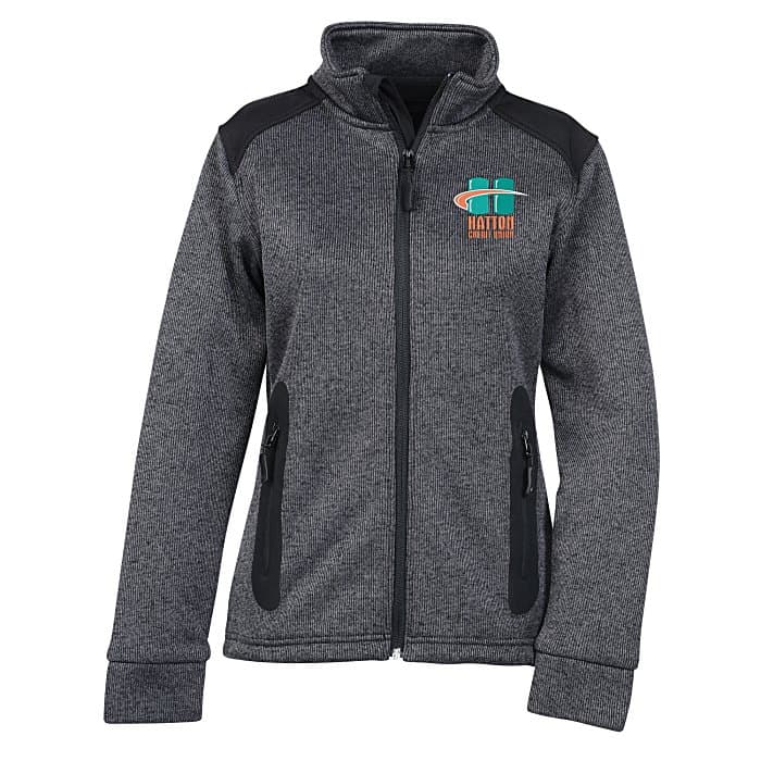 Heavy Knit Technical Sweater Fleece Jacket - Ladies'