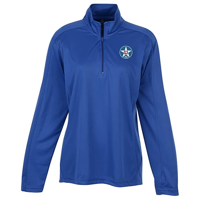 3.8 oz Performance 1/4-Zip Pullover - Ladies' - Embroidered