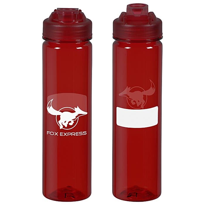 PolySure Revive Water Bottle with Flip Lid - 24 oz - ID