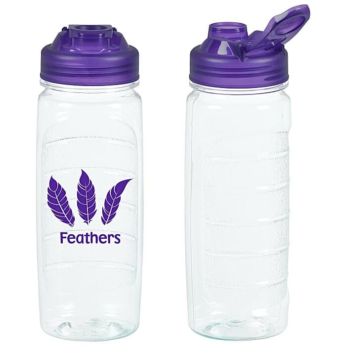 Refresh Clutch Water Bottle with Flip Lid - 20 oz - Clear