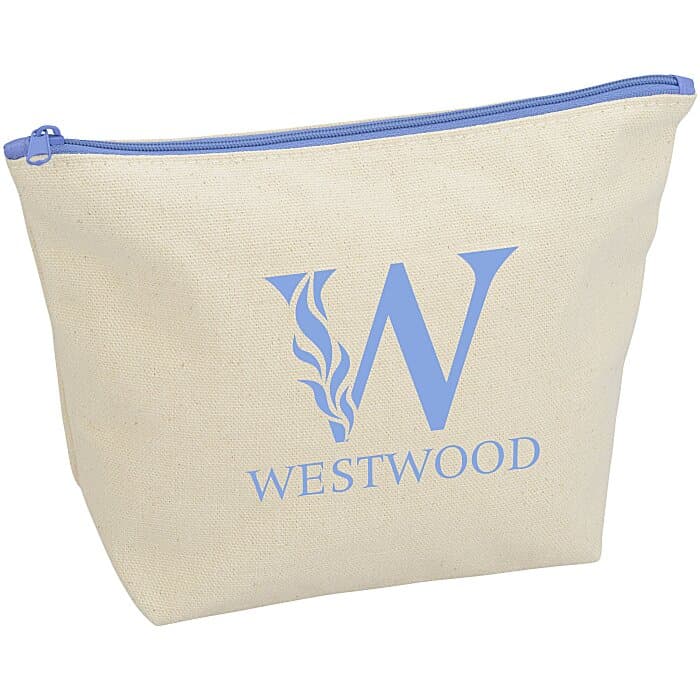 Chroma Zip Tweedle Dee Cotton Pouch - 6 3/8 inches x 9 inches
