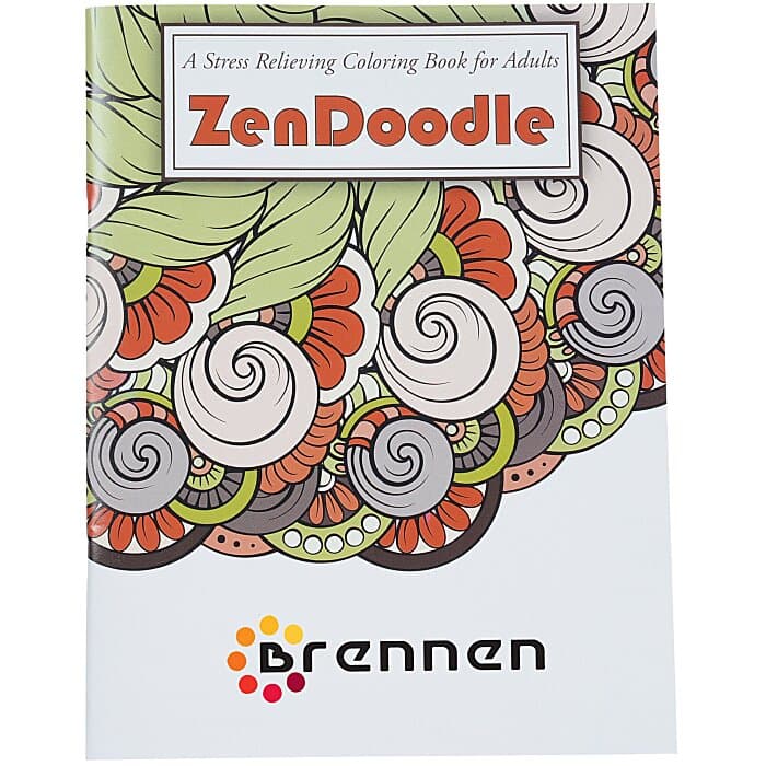 Stress Relieving Adult Coloring Book - Zen Doodle - Full Color