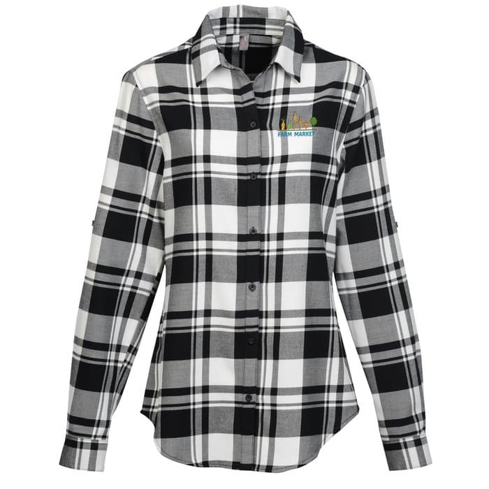 Plaid Flannel Shirt - Ladies'