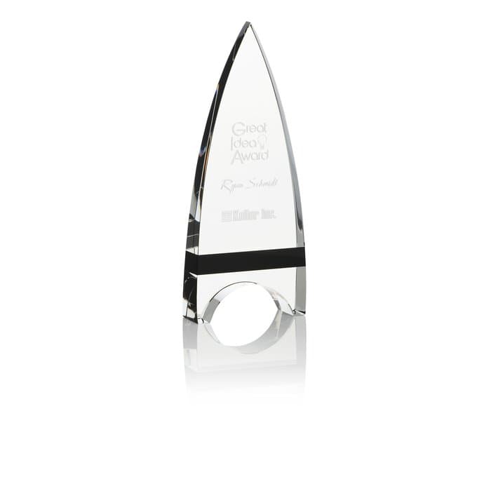 Crystal Crest Award - 8 inches