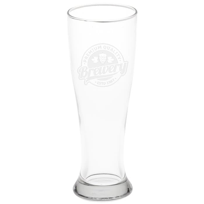 Pilsner Glass - 16 oz - Deep Etch