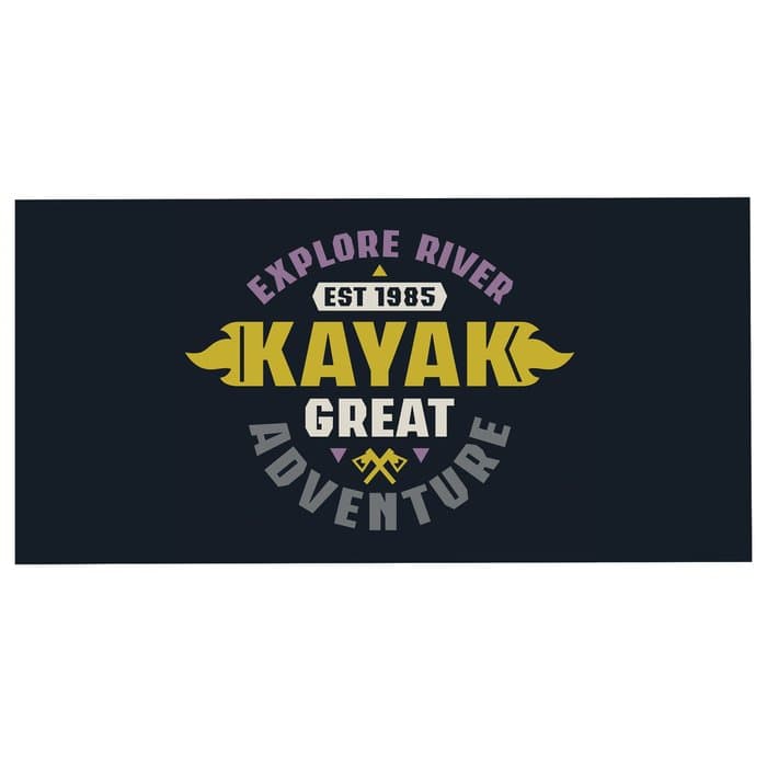 Full Color Static Decal - Rectangle - 4 inches x 8 inches