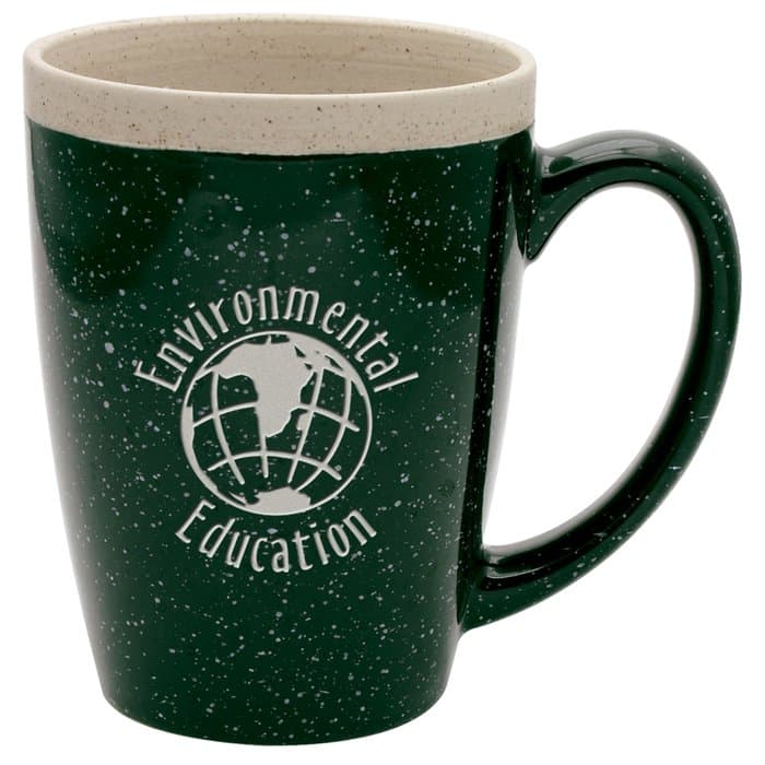 Adobe Ceramic Mug - 14 oz - Deep Etch