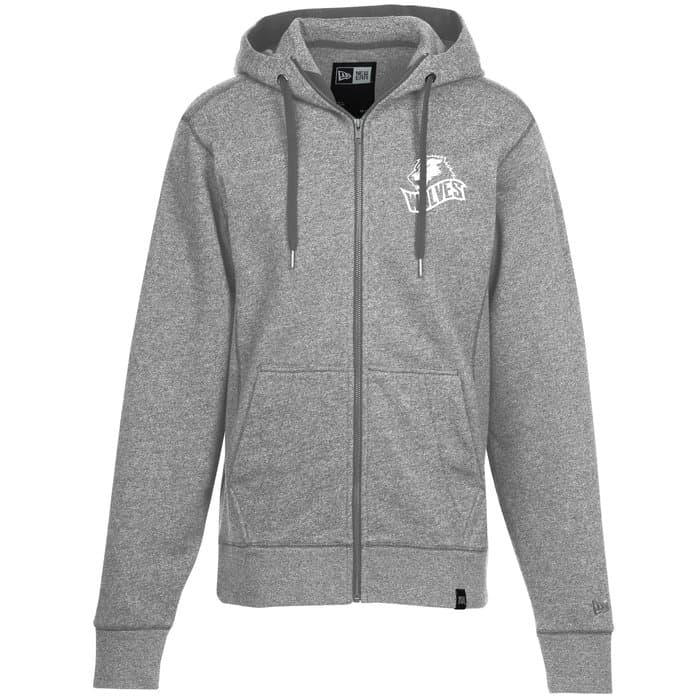 New Era French Terry Full-Zip Hoodie - Men's - Screen