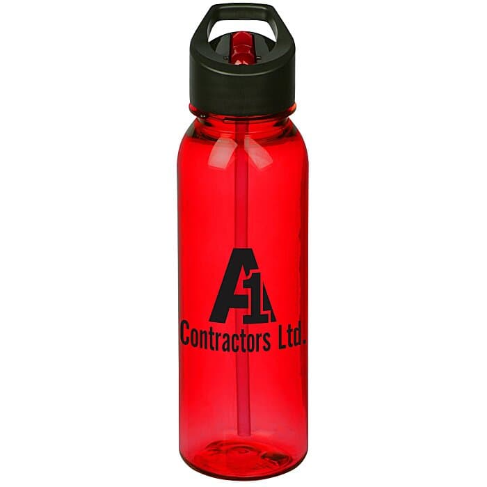 Outdoor Bottle with Two-Tone Flip Straw Lid - 24 oz
