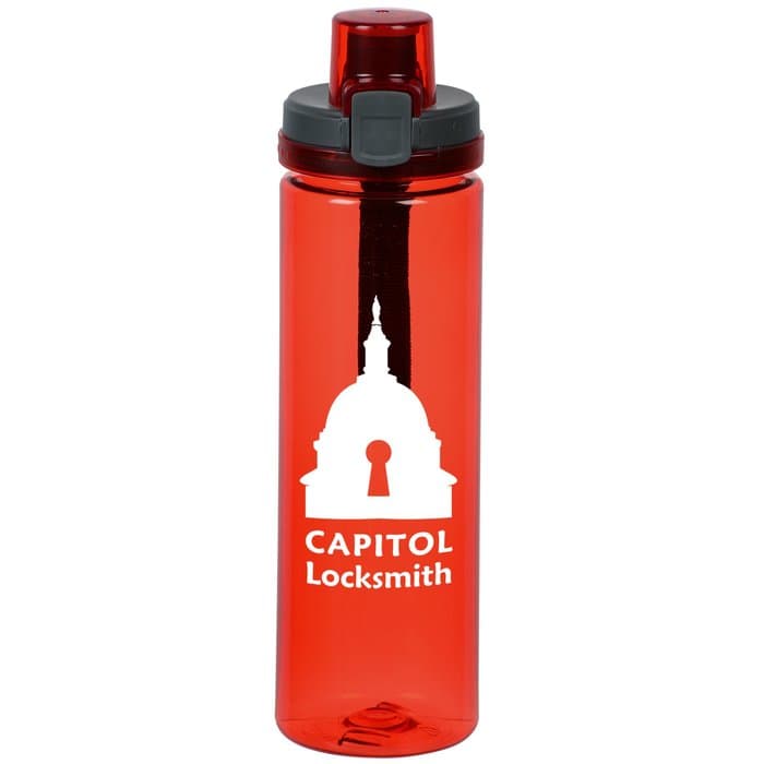 Colorful Bottle with Locking Lid - 24 oz