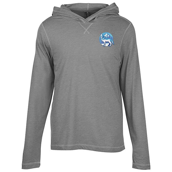 Primease Tri-Blend Hooded Tee - Men's - Embroidered
