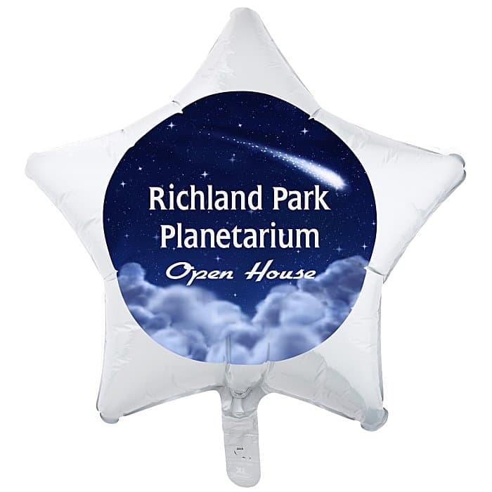 Full Color Foil Balloon - 17 inches - Star