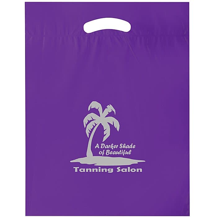 Reinforced Handle Plastic Bag - 15 inches x 12 inches