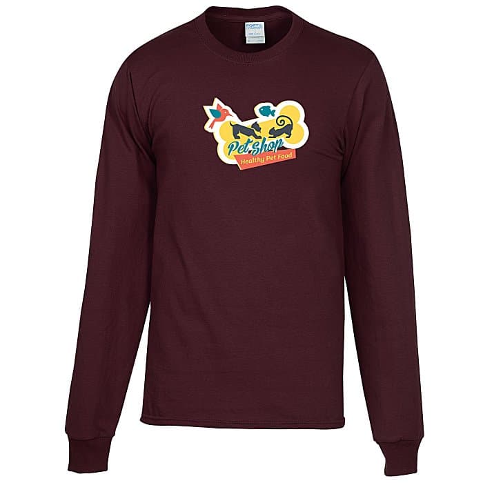 Port Classic 5.4-oz Long Sleeve T-Shirt - Men's - Colors - Full Color