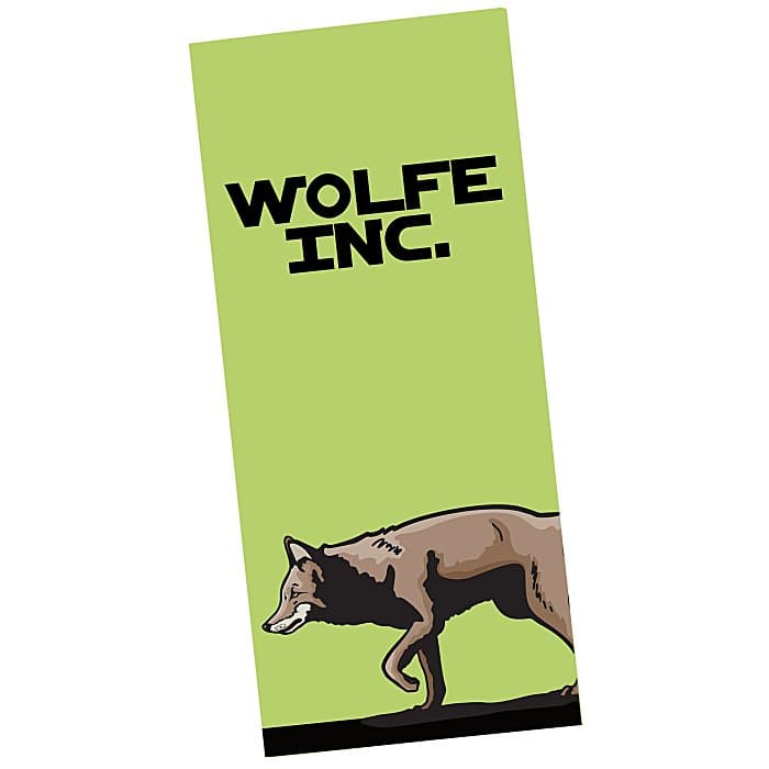 Full Color Paper Two-Pocket Mini Folder - 9 inches x 4 inches